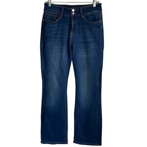 Judy Blue Slim Bootcut Fit Jeans Sz 7/28 Mid-Rise Blue Stretch Festival Western